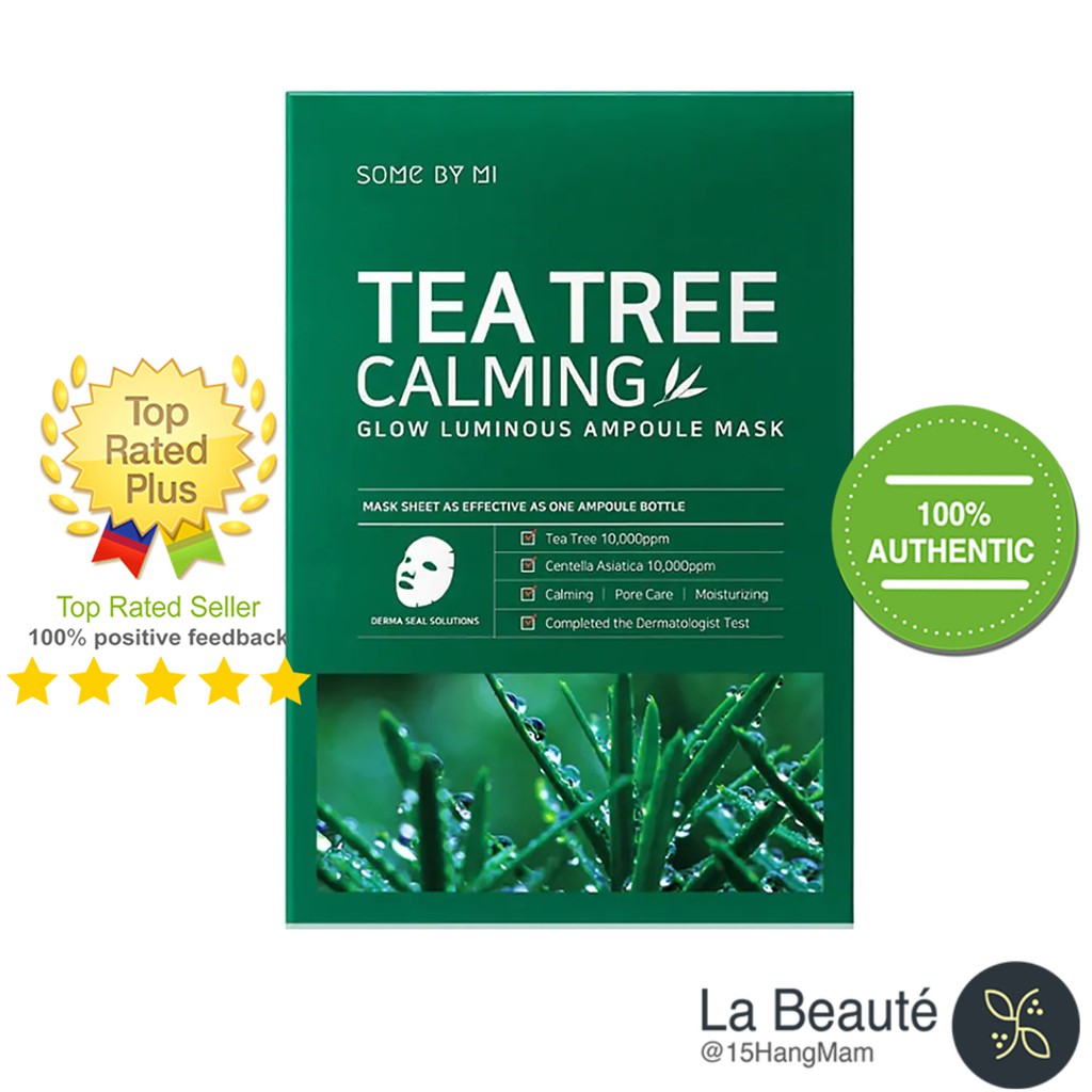 [Hàng Công Ty] Mặt Nạ Chiết Xuất Tràm Trà Làm Dịu Da, Giảm Mụn - Some By Mi Tea Tree Calming Sheet Mask