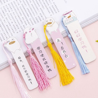 Thước gỗ đánh dấu trang sách hình hoạt hình dễ thương