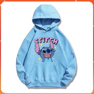 Áo Hoodie nỉ bông♥FREESHIP♥ áo in Stich nhiều màu