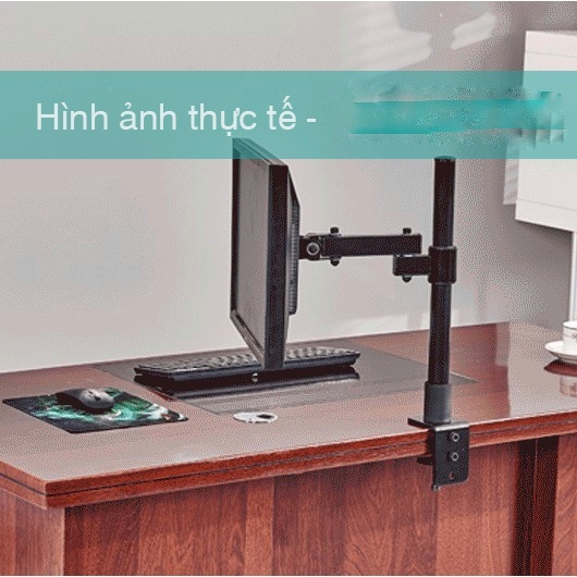 XL03 - Giá treo màn hình máy tính - Tay Đỡ Màn Hình Kẹp thành bàn [Màn hình 17 - 27 inch] [ Rẻ Hơn NB F80 H80 F100A]