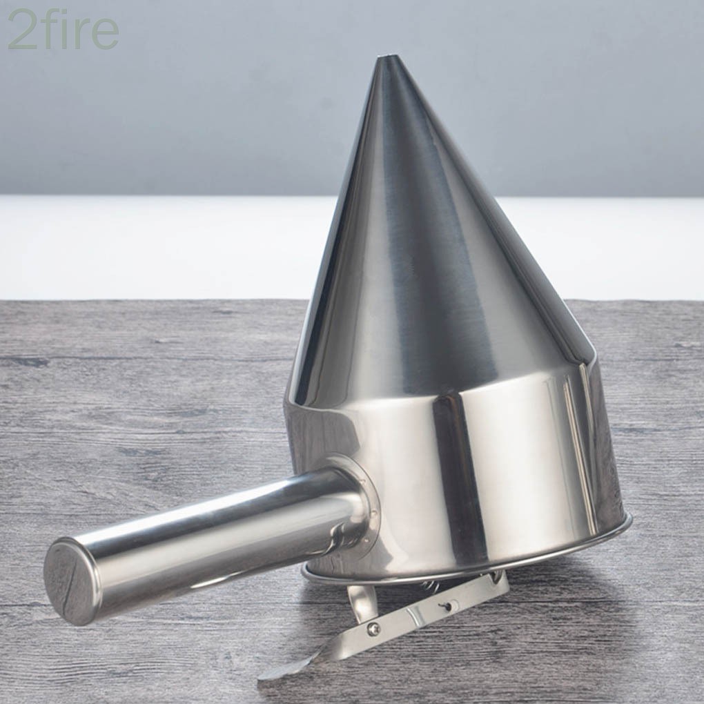 Phễu rót bột làm bánh bằng thép không gỉ kèm chân đế