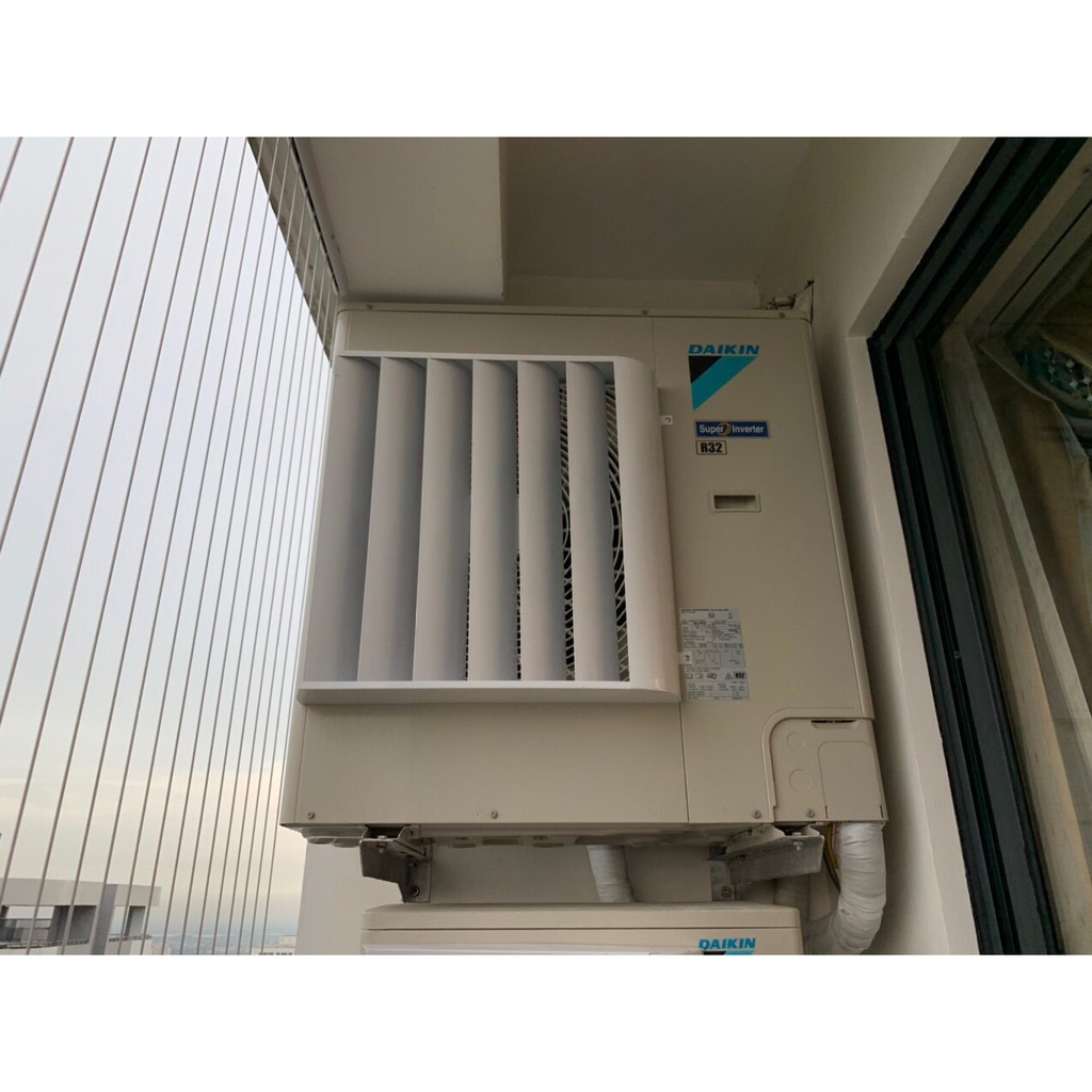 Louver chuyển hướng gió dàn nóng máy lạnh chất liệu thép sơn tĩnh điện ,hàng thành phẩm không cần lắp từng thanh