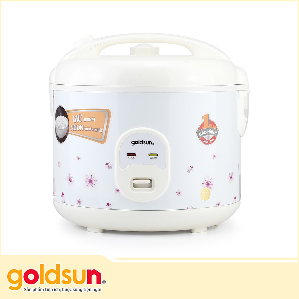 Nồi cơm điện Goldsun CB3204 - 1,8 lít - Công suất 700W - Hàng chính hãng - Bảo hành 12 tháng