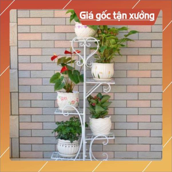 Kệ để cây cảnh 5 tầng bằng sắt đế vuông