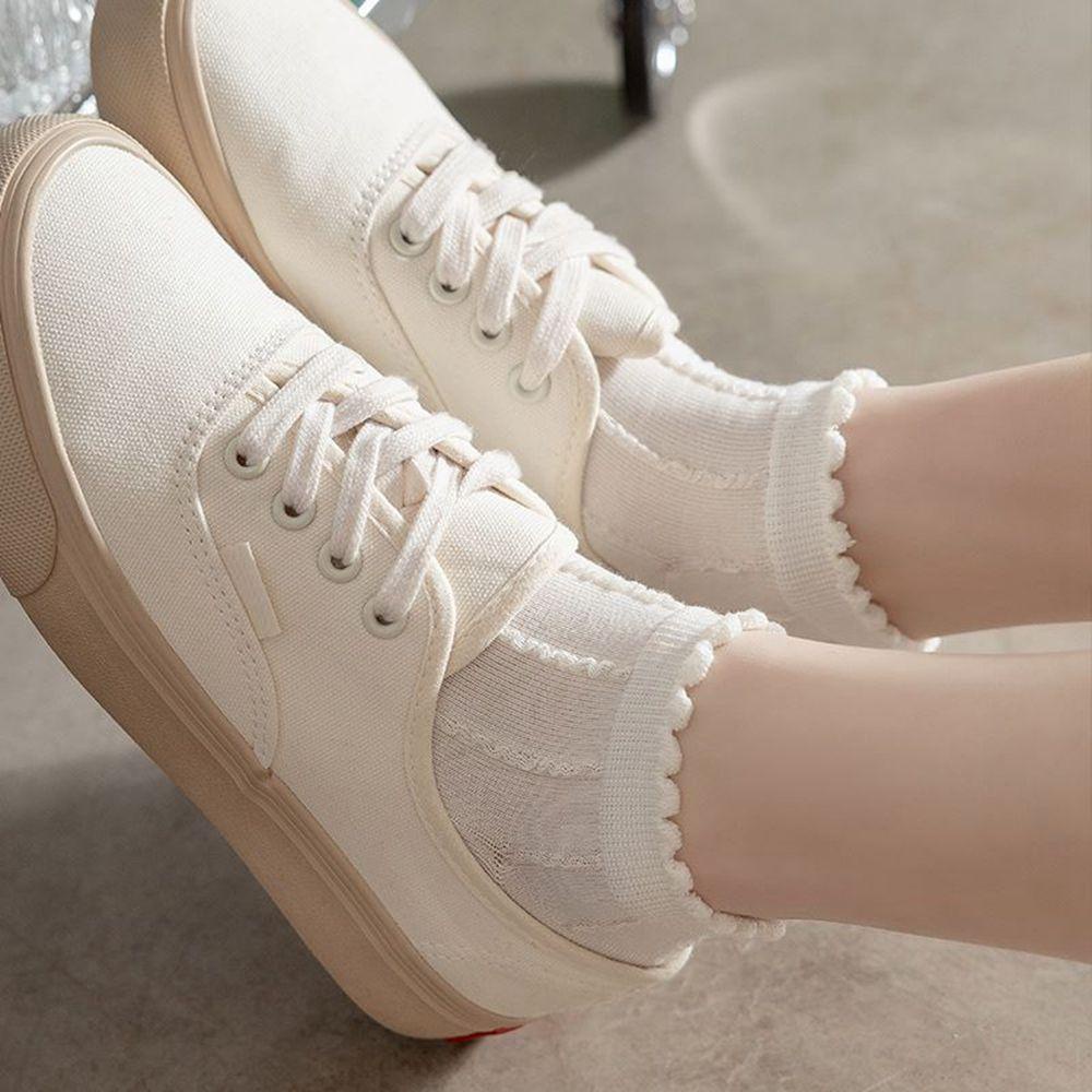 Vớ Nữ VANES1 Cô Gái Ngọt Ngào Siêu Mỏng|Tất Lưới Họa Tiết Hoa Phong Cách Hàn Quốc