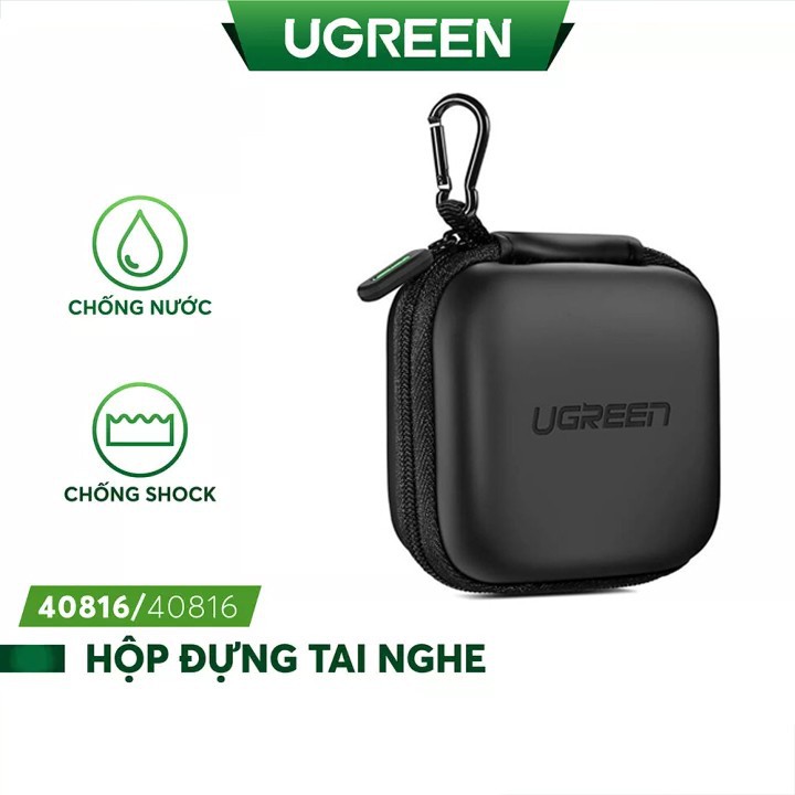 Hộp đựng tai nghe, cáp sạc USB chống sốc, chống nước Ugreen 40816