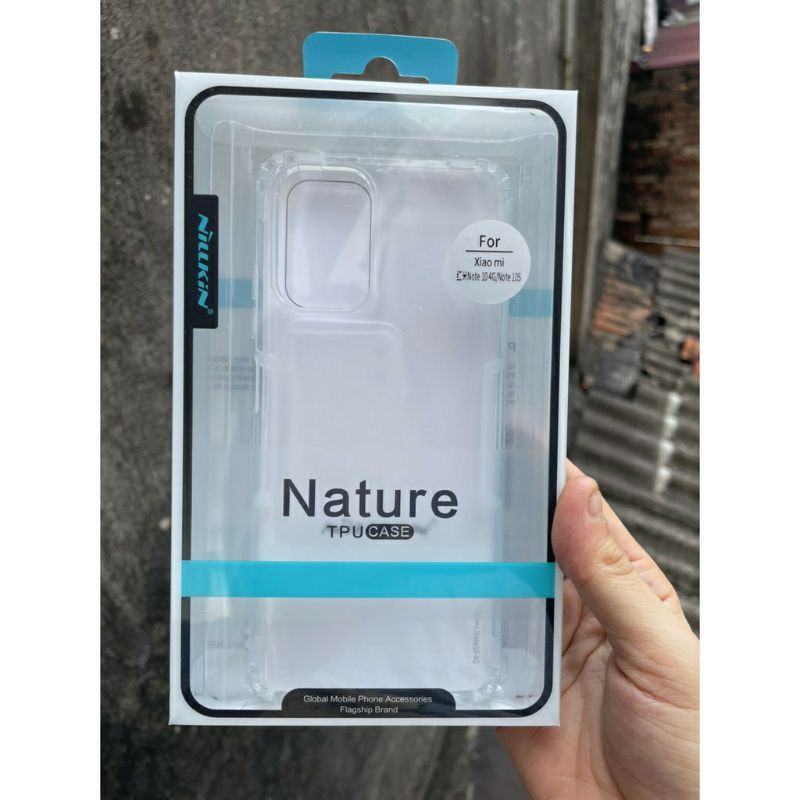Ốp lưng dẻo Nillkin Xiaomi Redmi Note 10 4G, Redmi Note 10S dẻo trong chống sốc