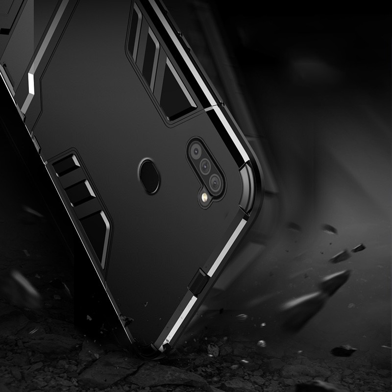 Ốp Lưng SAMSUNG A11, M11 Chống Sốc Iron Man Màu Đen
