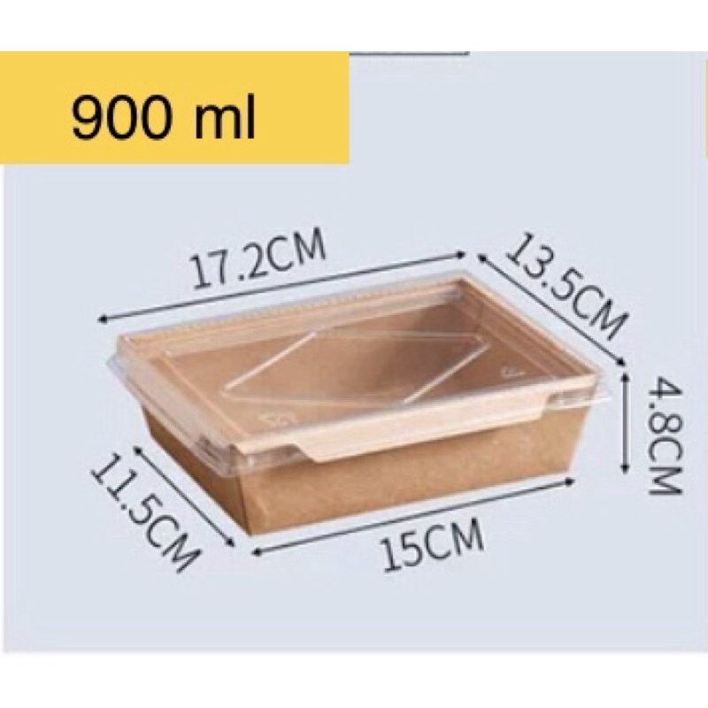 50 Hộp giấy klaft Nắp kính