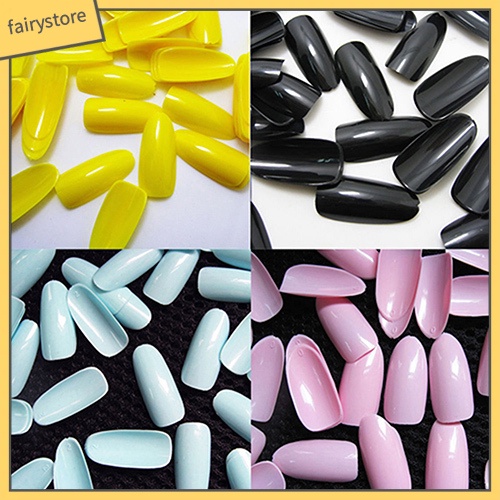 Set 500 móng giả bằng nhựa chất lượng cao