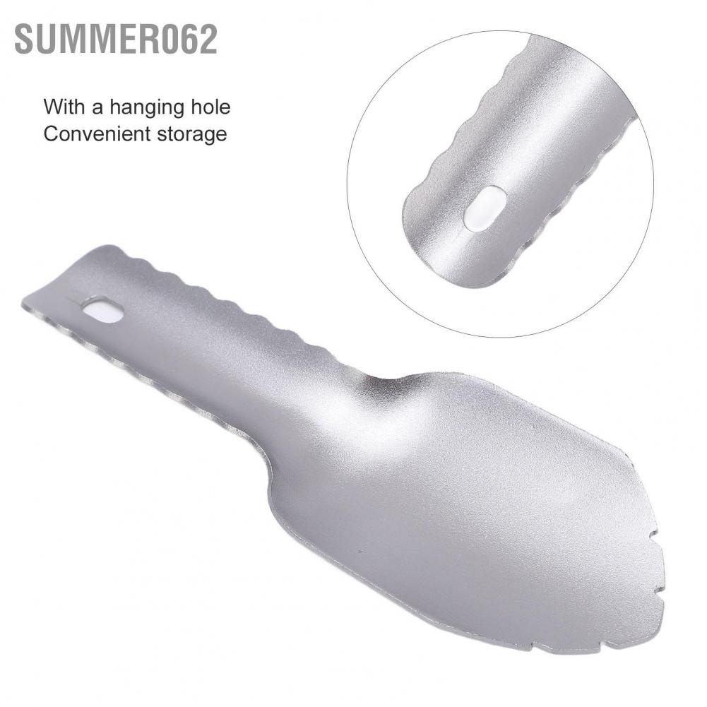 Summer062 Outdoor Portable Shovel Multipurposes Ultra Light Aluminum for Camping Mountaineering