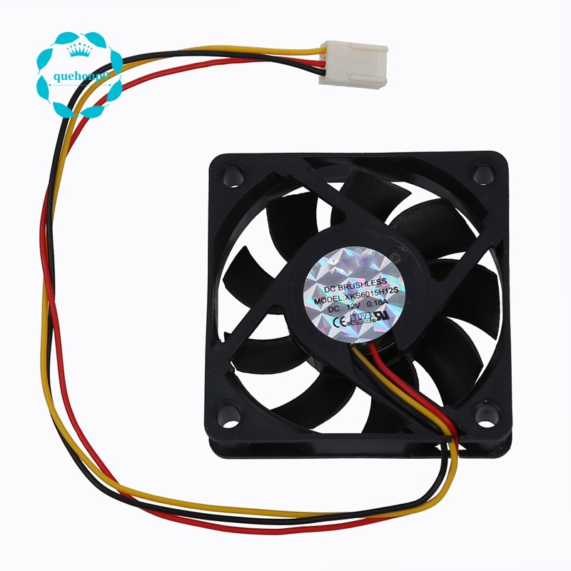 Quạt Tản Nhiệt Cpu Màu Đen Kích Thước 60x60mm