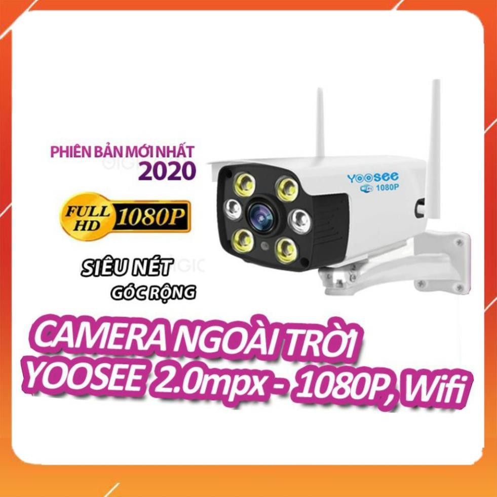 [FreeShip - Giá Hủy Diệt] Camera YooSee ngoài trời Siêu nét 2.0mpx 1080P - 2 Anten