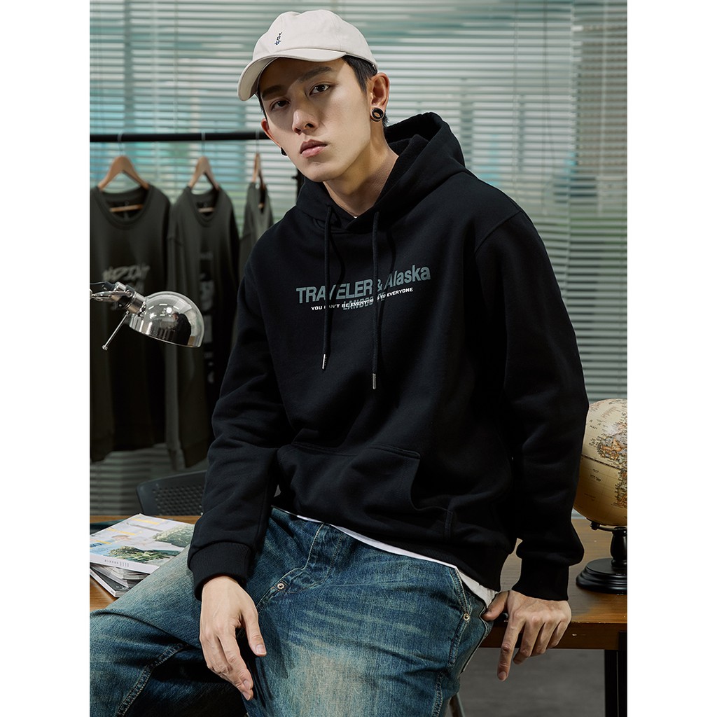 Áo Hoodie Nam Nữ Traveler Alaska unisex phong cách Hàn Quốc cá tính, Sweater HALEY Chất nỉ bồng đẹp mã HD84 | BigBuy360 - bigbuy360.vn