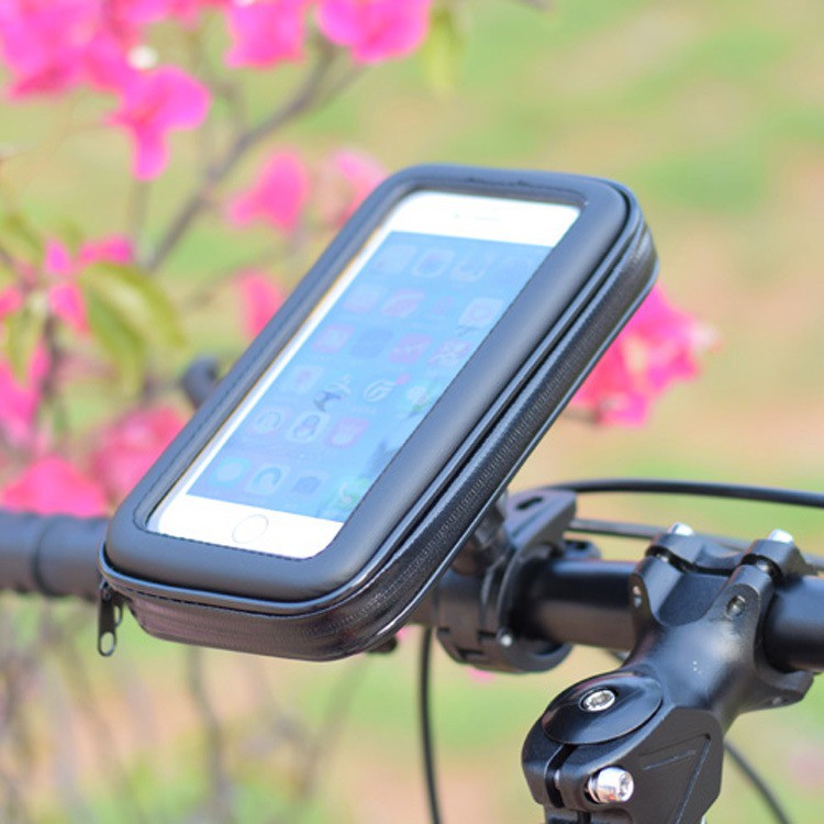 Túi balo đựng điện thoại chống nước có khung gắn tay càm lái xe đạp xe máy xe tay gas