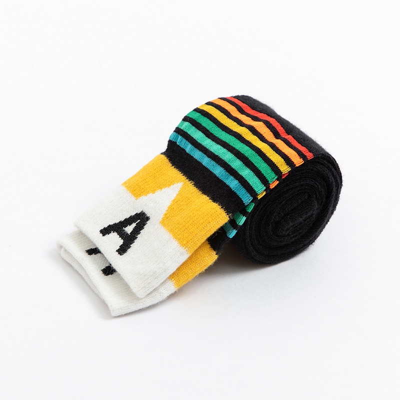 Quần legging   họa tiết cầu vồng cho bé gái từ 1-9 tuổi