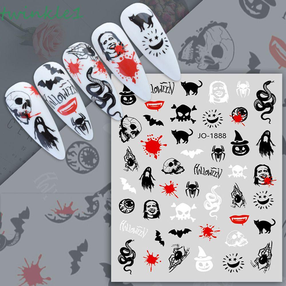 Sticker Dán Móng Họa Tiết Halloween Thời Trang