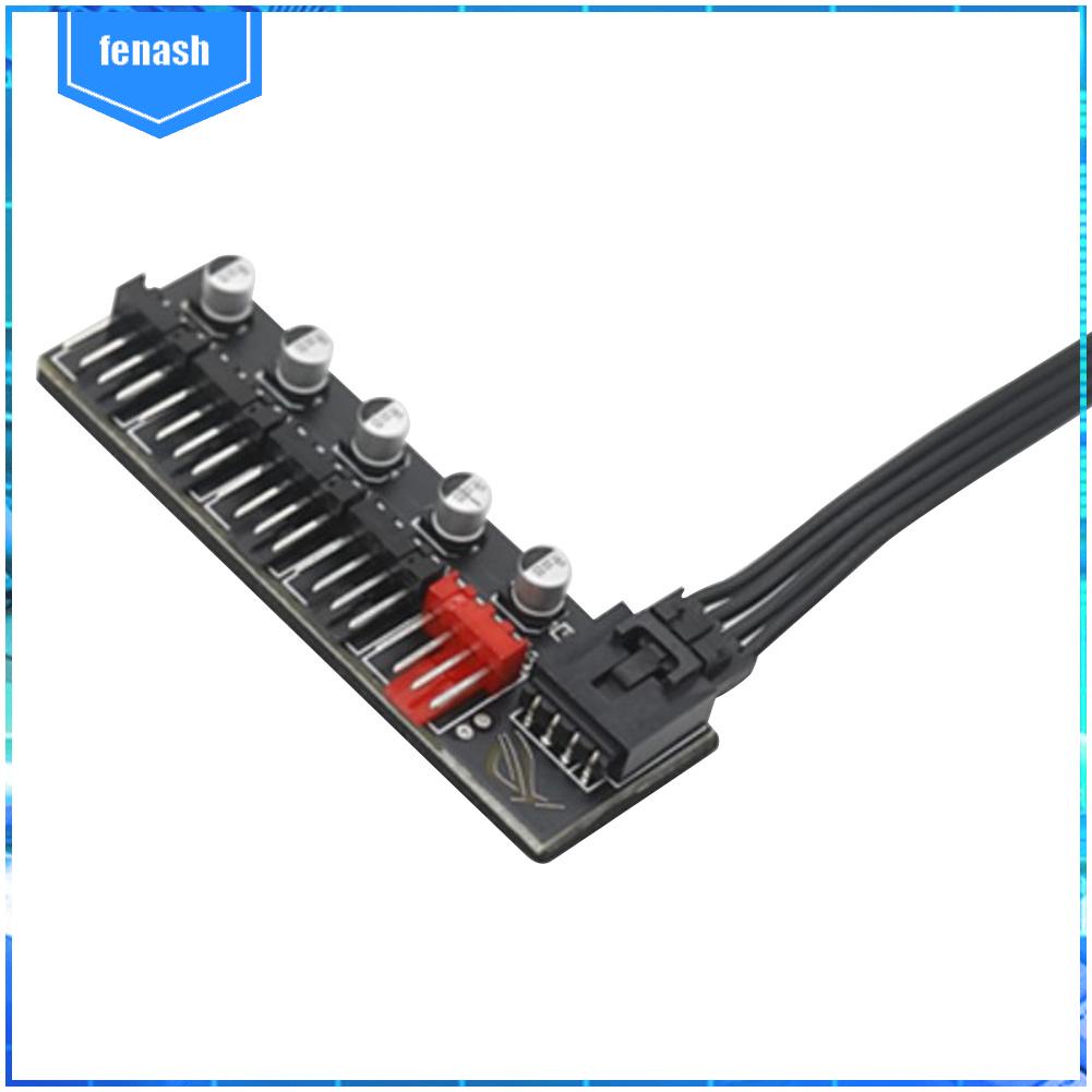 ✪Bộ Chia Cổng Quạt Tản Nhiệt 5 Cổng Cho Quạt PWM 4 Pin