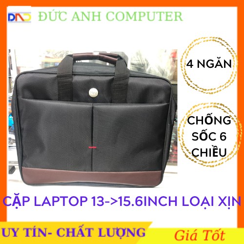 CẶP LAPTOP LOẠI TỐT VIỀN NÂU _  Cặp Laptop 13->15.6 inch Các Hiệu. Chất Đẹp Dày Dặn- Thích Hợp Cho Dân Văn Phòng