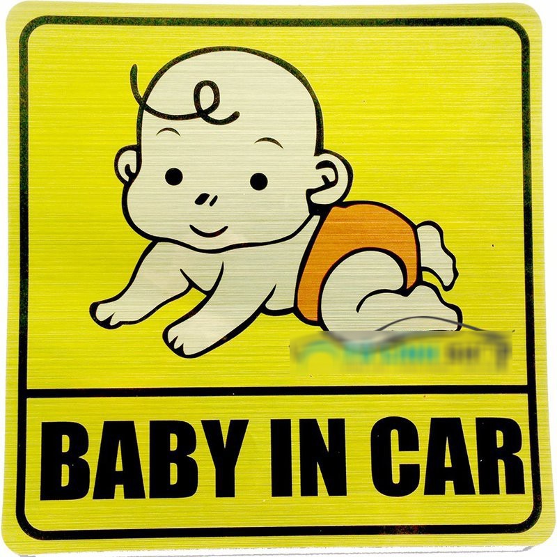 [RẺ VÔ ĐỊCH] Tem Baby in Car bền chặt đáng yêu - Miếng dán ô tô