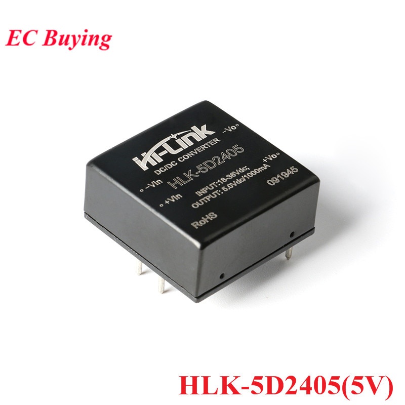 Mô Đun Chuyển Đổi Dc-Dc 5w Dc 12v Sang 15v / 5v / 12v 24v Sang 5v / 12v Hlk-5D2405 / 5d1205 / 5d121212 / 5d1215 / 5d1224