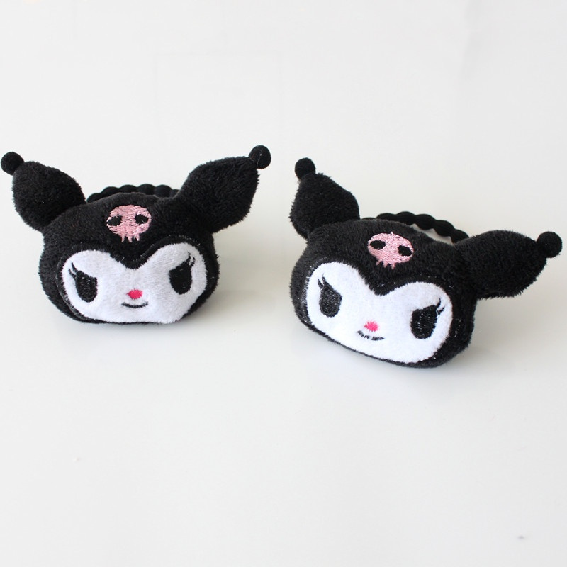 Dây buộc tóc hình chó mèo hoạt hình nhồi bông đáng yêu