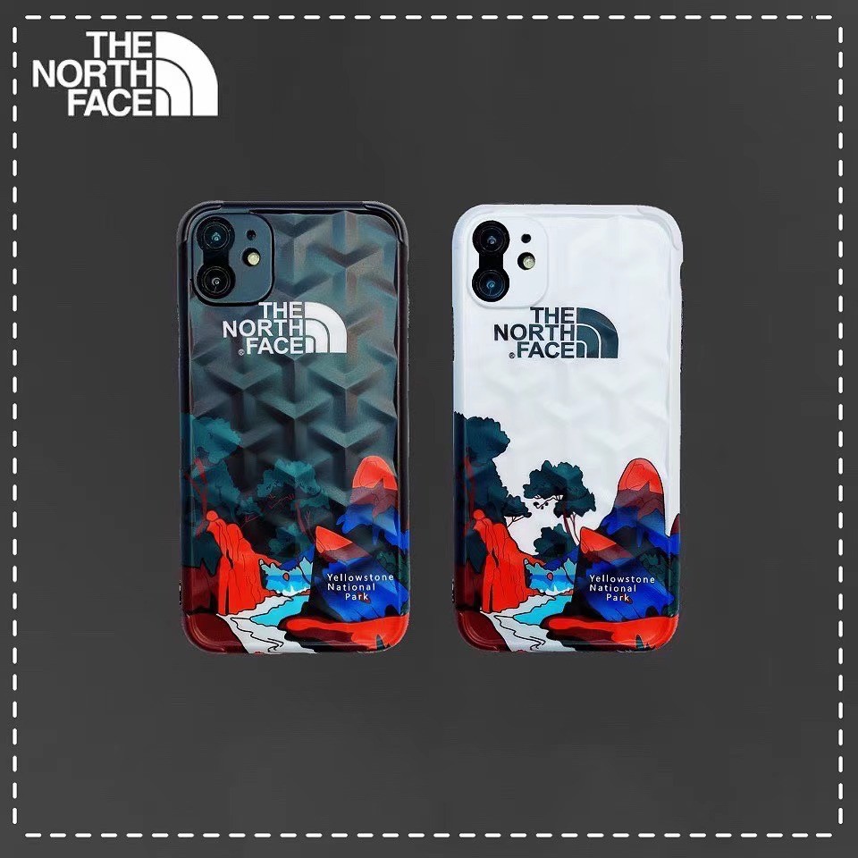 THE NORTH FACE Ốp Lưng Trong Suốt Thời Trang Cho Iphone7 / 8 / 9 Iphone7Plus / 8plus Iphonex / Xr Xsmax Iphone11 11pro 11promax Se2