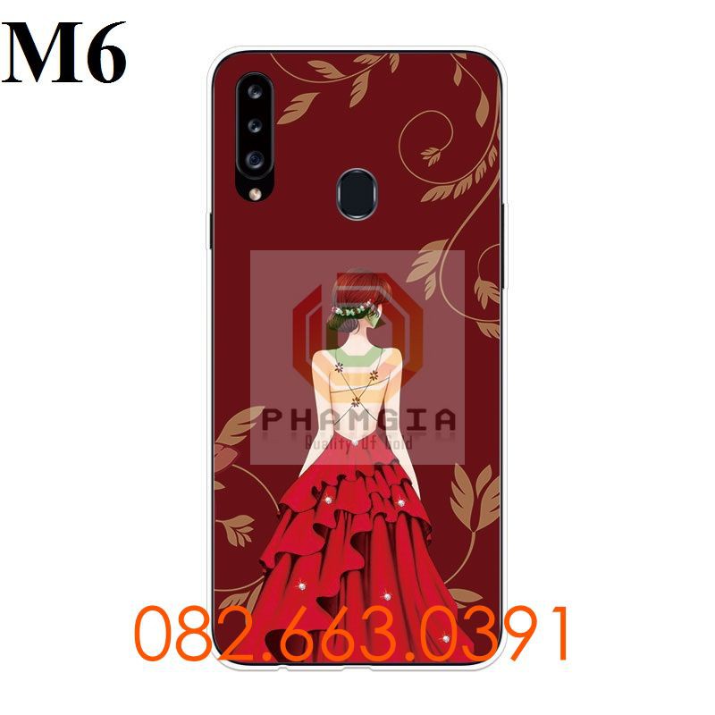Ốp lưng Samsung A10s dẻo in hình cô gái