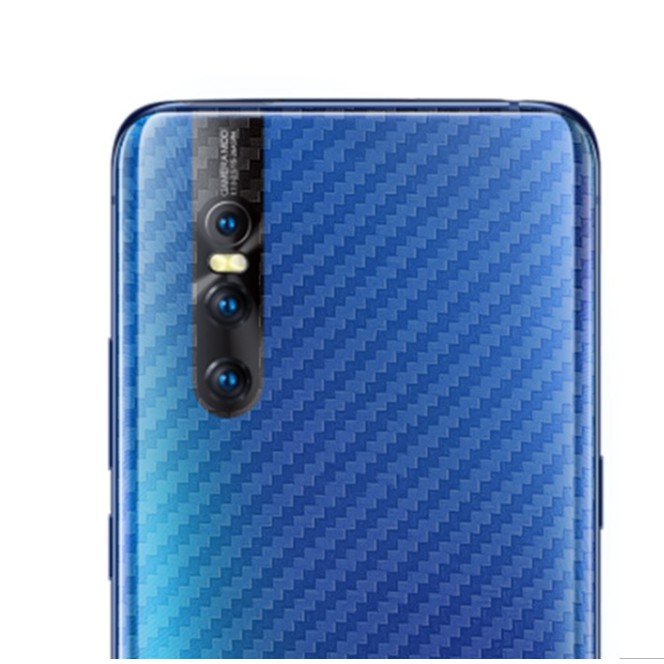 Set 2 Miếng Dán Sợi Carbon Bảo Vệ Mặt Lưng Điện Thoại Vivo V15 V15 Pro 3d
