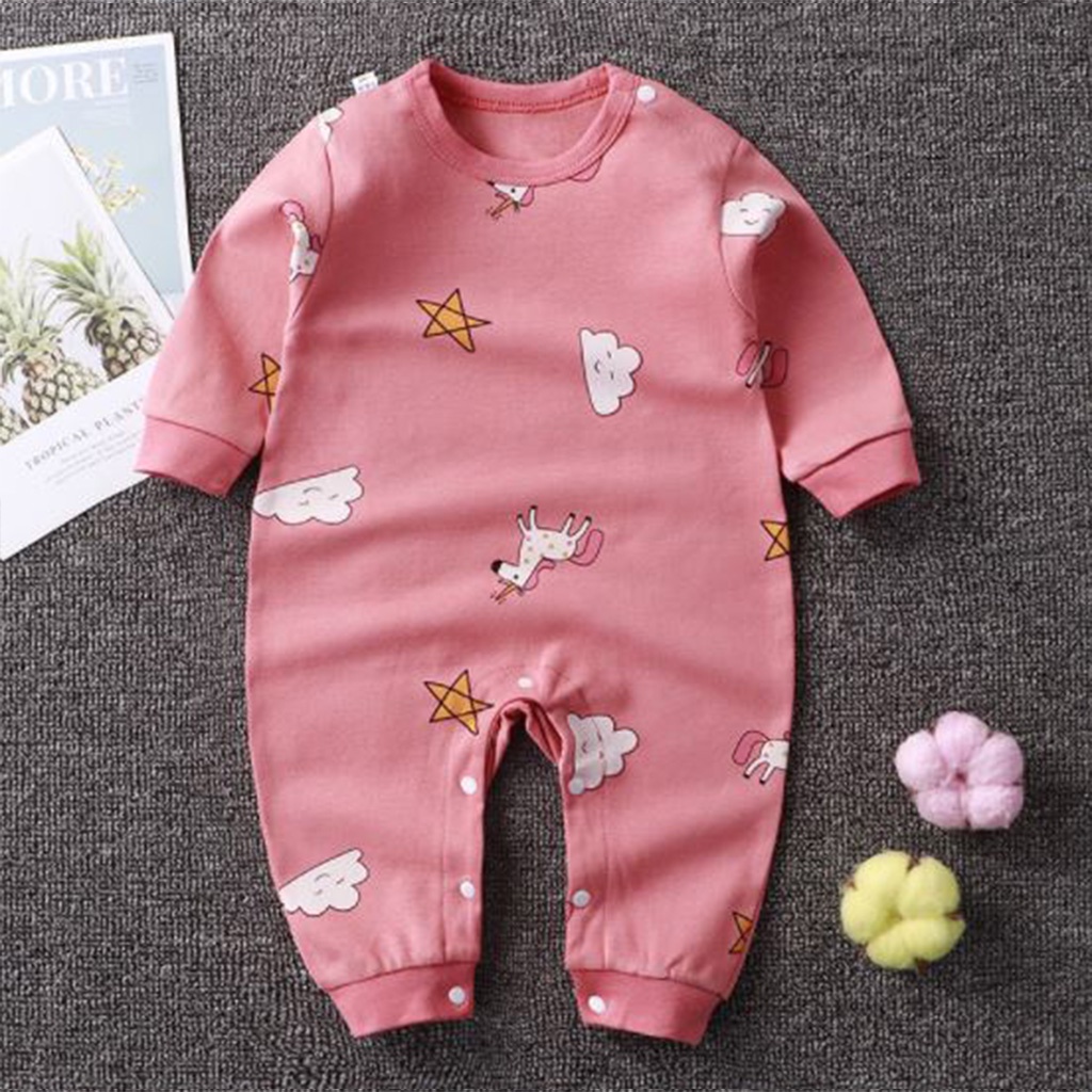 Body sơ sinh bodysuit cho bé trai gái quần áo trẻ em sơ sinh từ 0-12 tháng tuổi, 3-12kg hàng QC đẹp – BD20