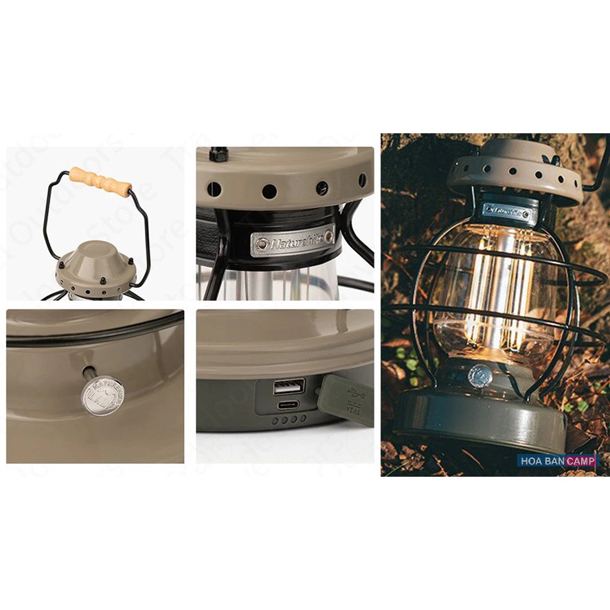 Đèn Bão Cắm Trại Cổ Điển NatureHike NH21ZM010