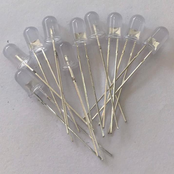 Bịch 50 con Led đục 5mm xanh lá, vàng, đỏ, xanh dương, trắng | BigBuy360 - bigbuy360.vn