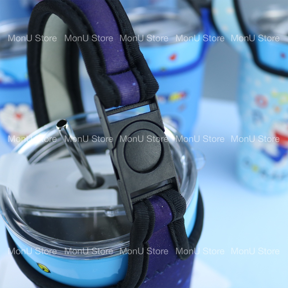 Túi đựng ly giữ nhiệt 900ml hình DORAEMON dễ thương cute