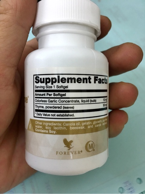 Viên tỏi Forever Galic-Thyme - Nhập khẩu Hoa Kỳ