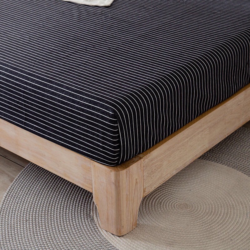 Bộ ga giường và vỏ gối Cotton TC Sọc Caro  đủ kích thước trải nệm 1m2, 1m4, 1m6, 1m8 chưa gồm chăn | BigBuy360 - bigbuy360.vn