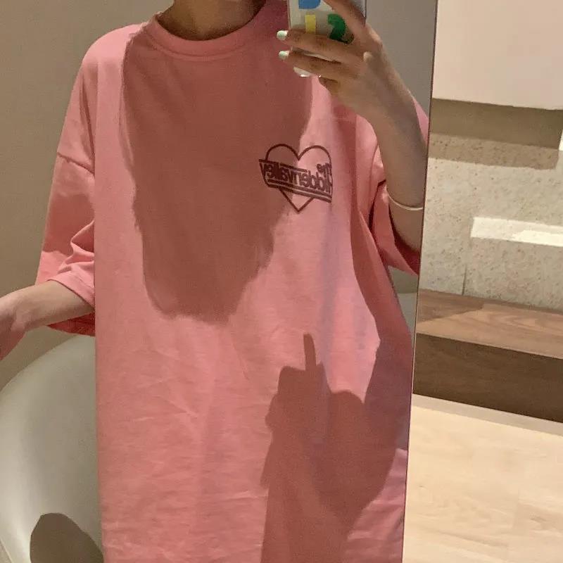 NRVP Áo Thun Nữ Cổ Tròn Ngắn Tay Thời Trang Mùa Hè Phong Cách Hàn Quốc 2022