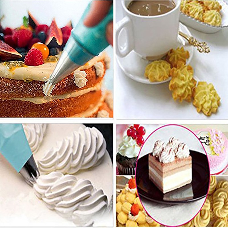 Túi bắt bông kem Walfos hỗ trợ trang trí bánh đa dụng