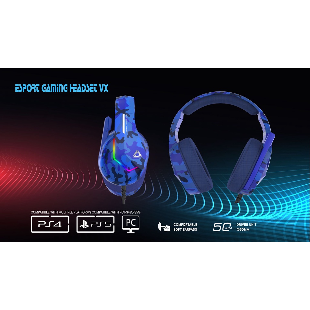 TAI NGHE Gaming ESPORT VX3 LED
