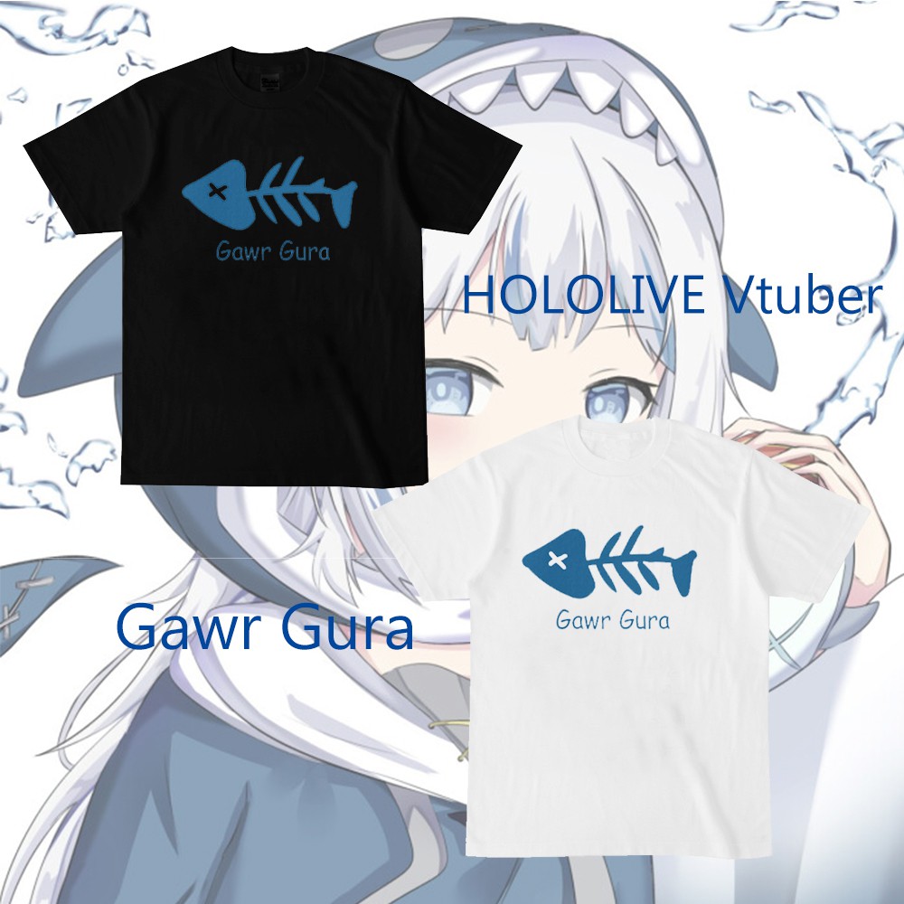 HOT🔥 Áo Phông Gawr Gura - Hololive Gawr Gura Same mẫu mới cực chât