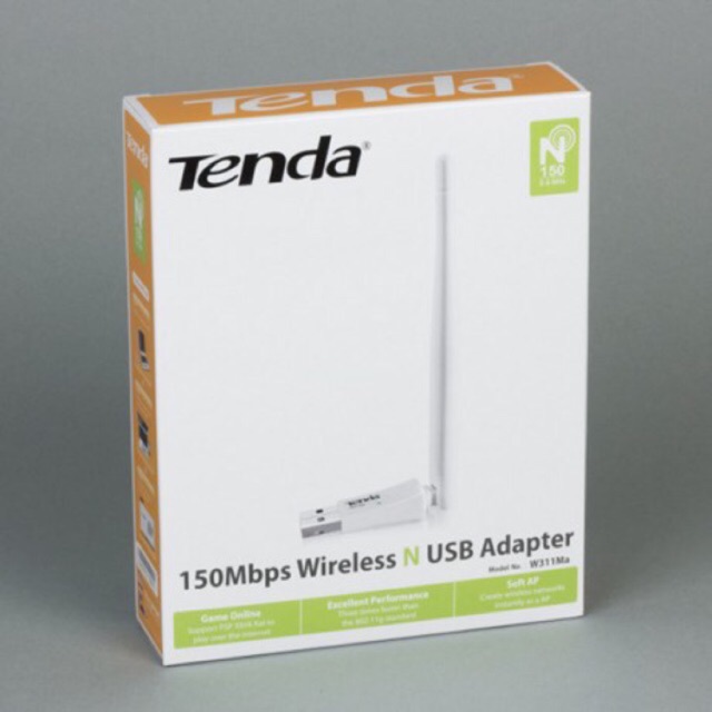 [SALE 10%] Thiết bị thu sóng wifi, card mạng không dây có anten tốc độ 150Mbps TENDA W311MA | WebRaoVat - webraovat.net.vn