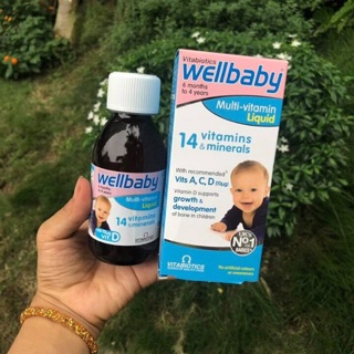 Combo sữa rửa mặt , DHA , vitamin wellbaby