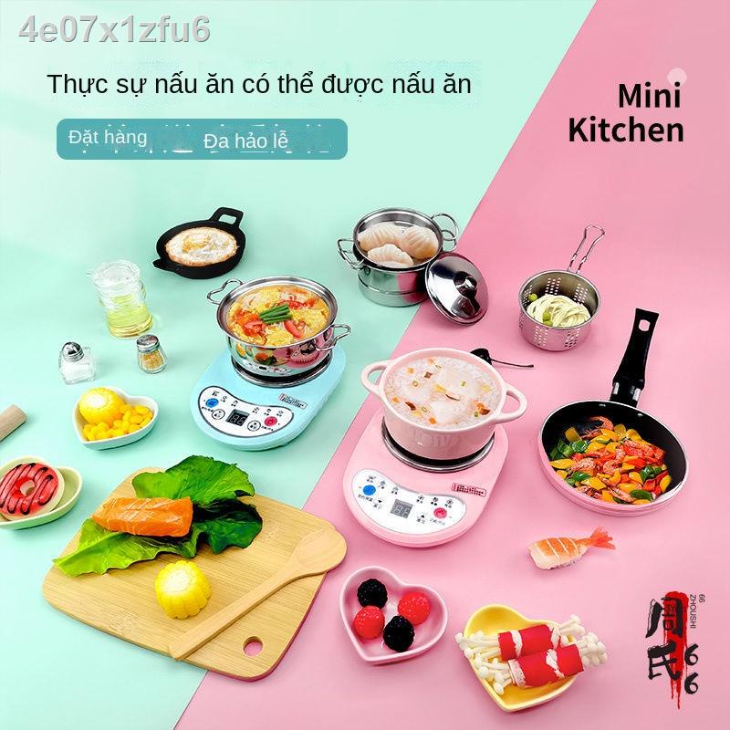 ◘Nhà bếp mini net người nổi tiếng thực sự nấu trọn bộ đồ chơi ăn cho bé gái nhỏ trai và