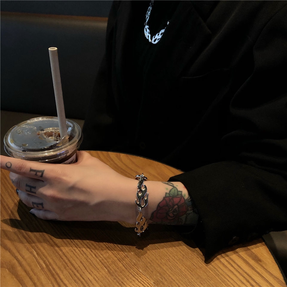 Vòng đeo tay phong cách hiphop đường phố cá tính thời trang dành cho nam và nữ 22213