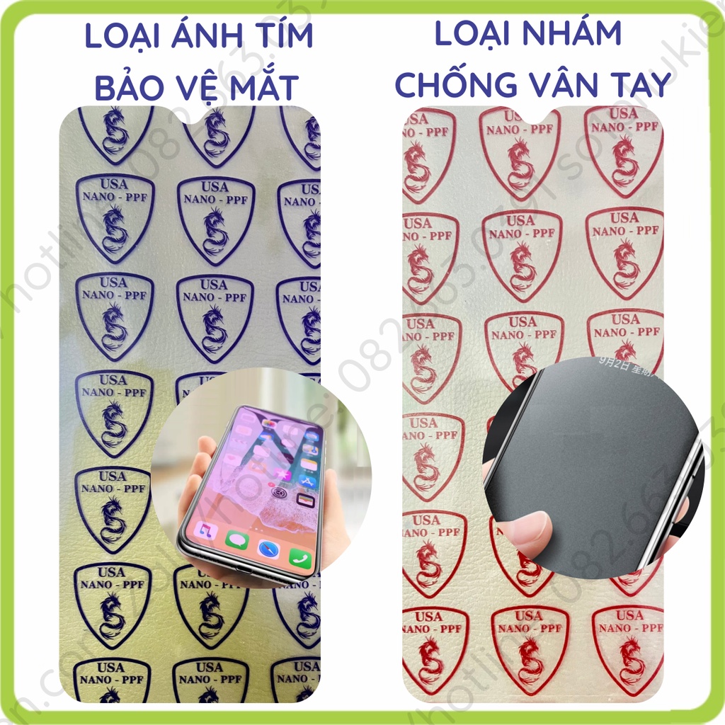 Dán cường lực Nokia C21+ (C21 plus) nano trong suốt, chống vân tay, bảo vệ mắt chuẩn cường lực 9H+