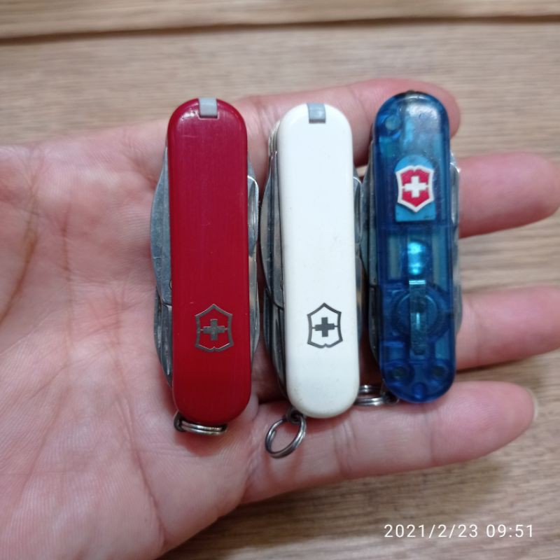 Dao xếp móc khoá đa năng Thụy Sỹ	Victorinox Minichamp 58mm: ĐÃ QUA SỬ DỤNG