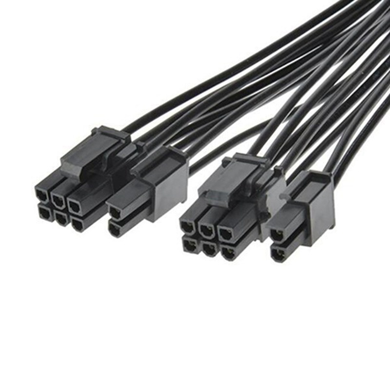 Set 5 dây cáp nguồn GPU 8Pin sang 2 Pin 6 Pin bằng đồng thiếc cho GPU với giao diện 8-Pin