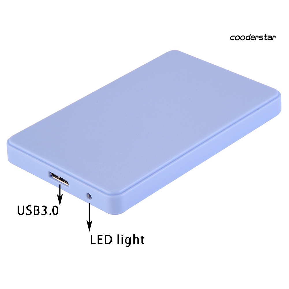 COOD-st USB 3.0 2.5inch SATA HDD SSD Enclosure External Mobile Hard Disk Drive Case Box