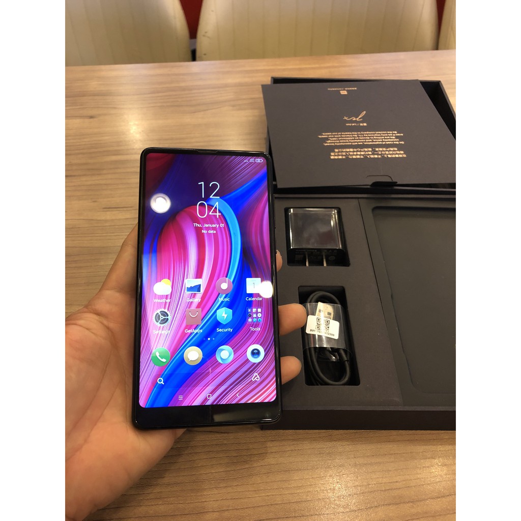 Điện thoại xiaomi mi mix 2 nguyên hộp cấu hình khủng 2 sim mới 99%