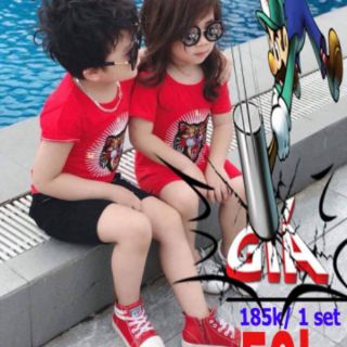 Bộ hổ thêu bé trai