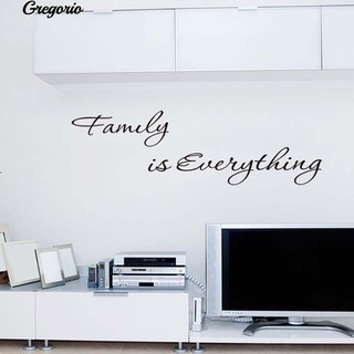Decal chữ " Family is Everything " dán tường trang trí